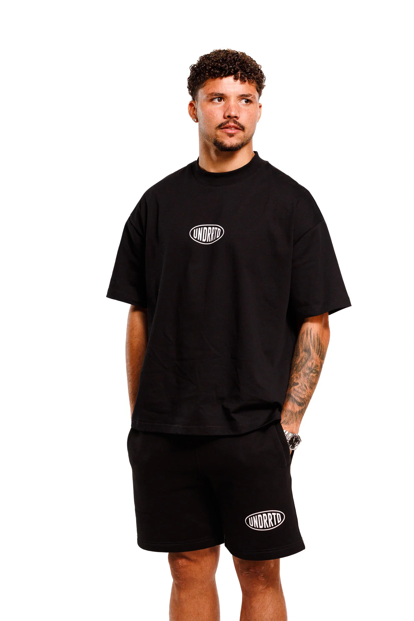 UNDERRATED Stamp T-Shirt - Black - Image 6
