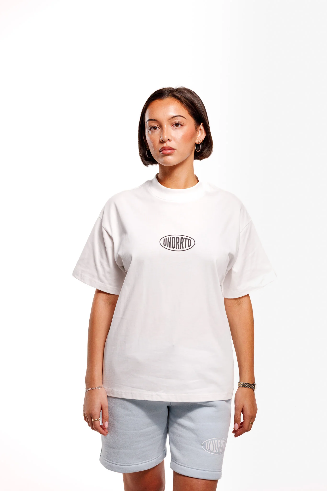 UNDERRATED Stamp T-Shirt - White - Image 3
