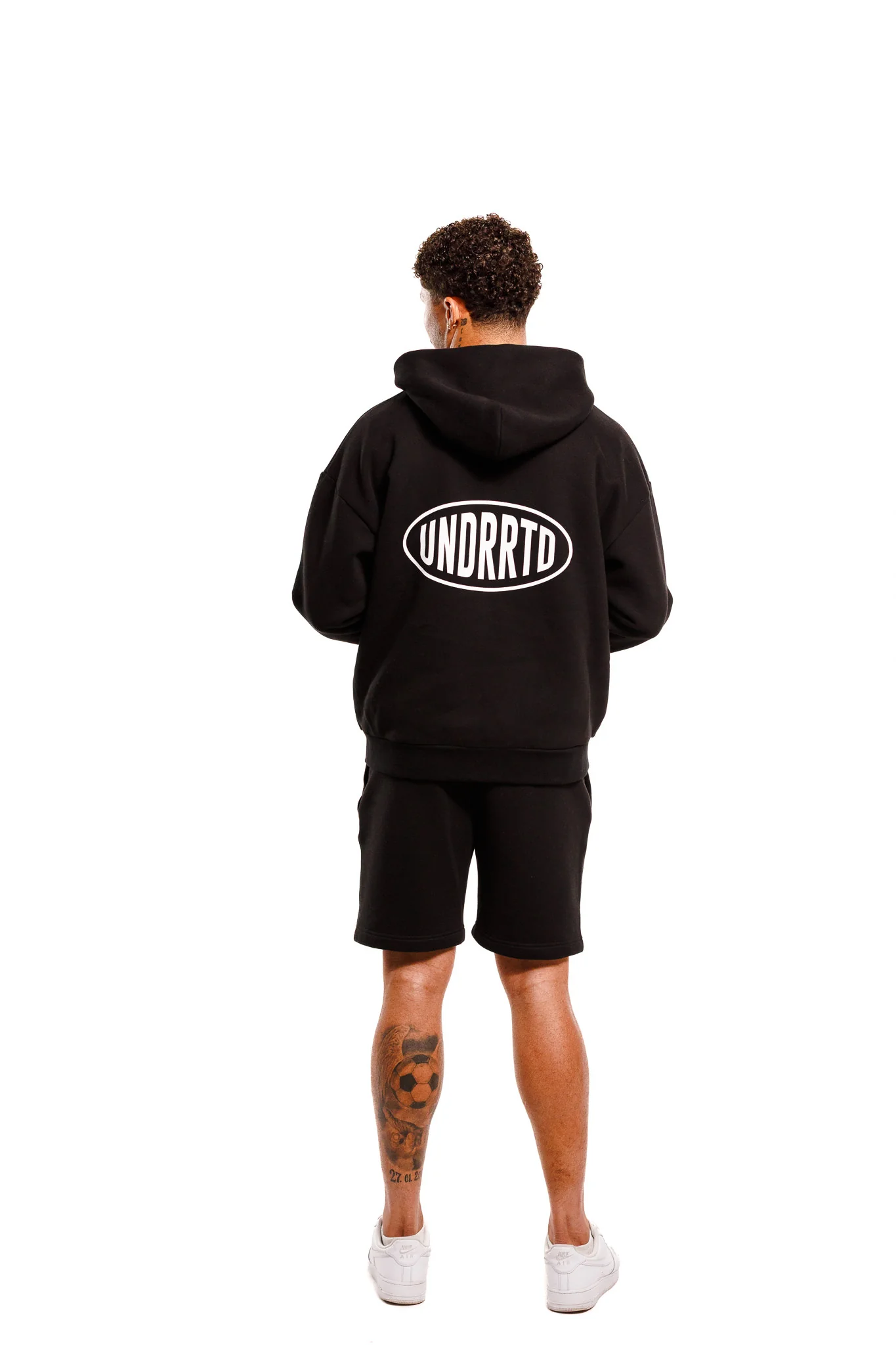 UNDERRATED Stamp Zip Hoodie - Black - Image 10