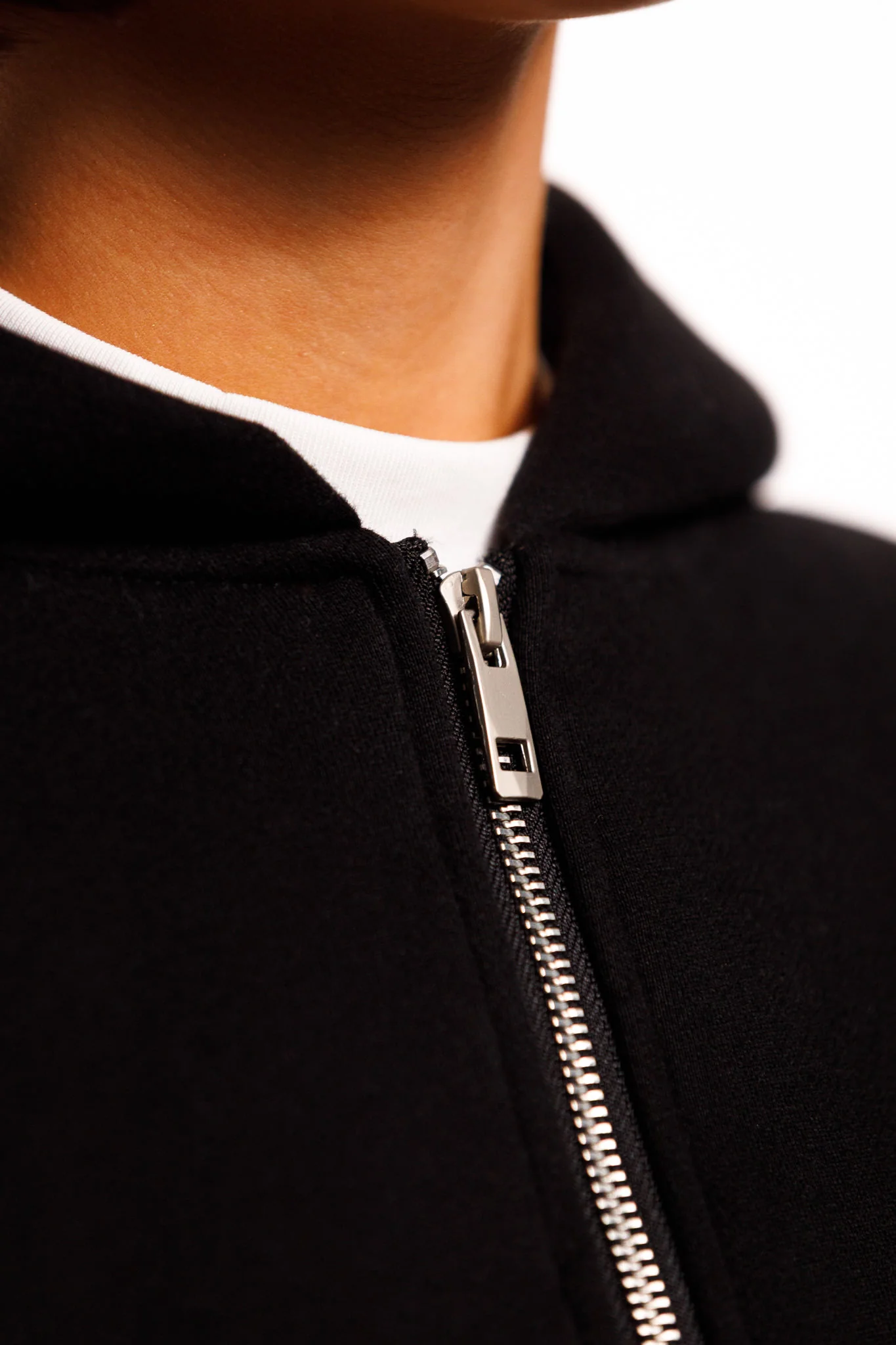 UNDERRATED Stamp Zip Hoodie - Black - Image 6