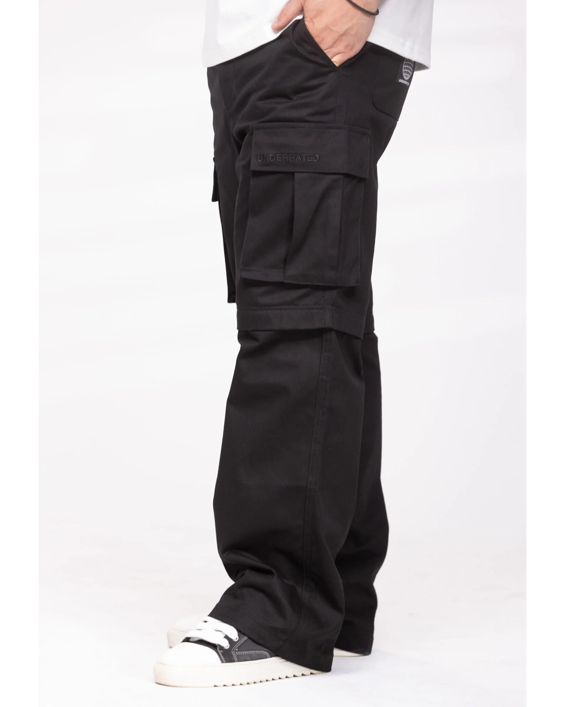 UNDERRATED Zip-Off Cargo Pant - Black - Image 11