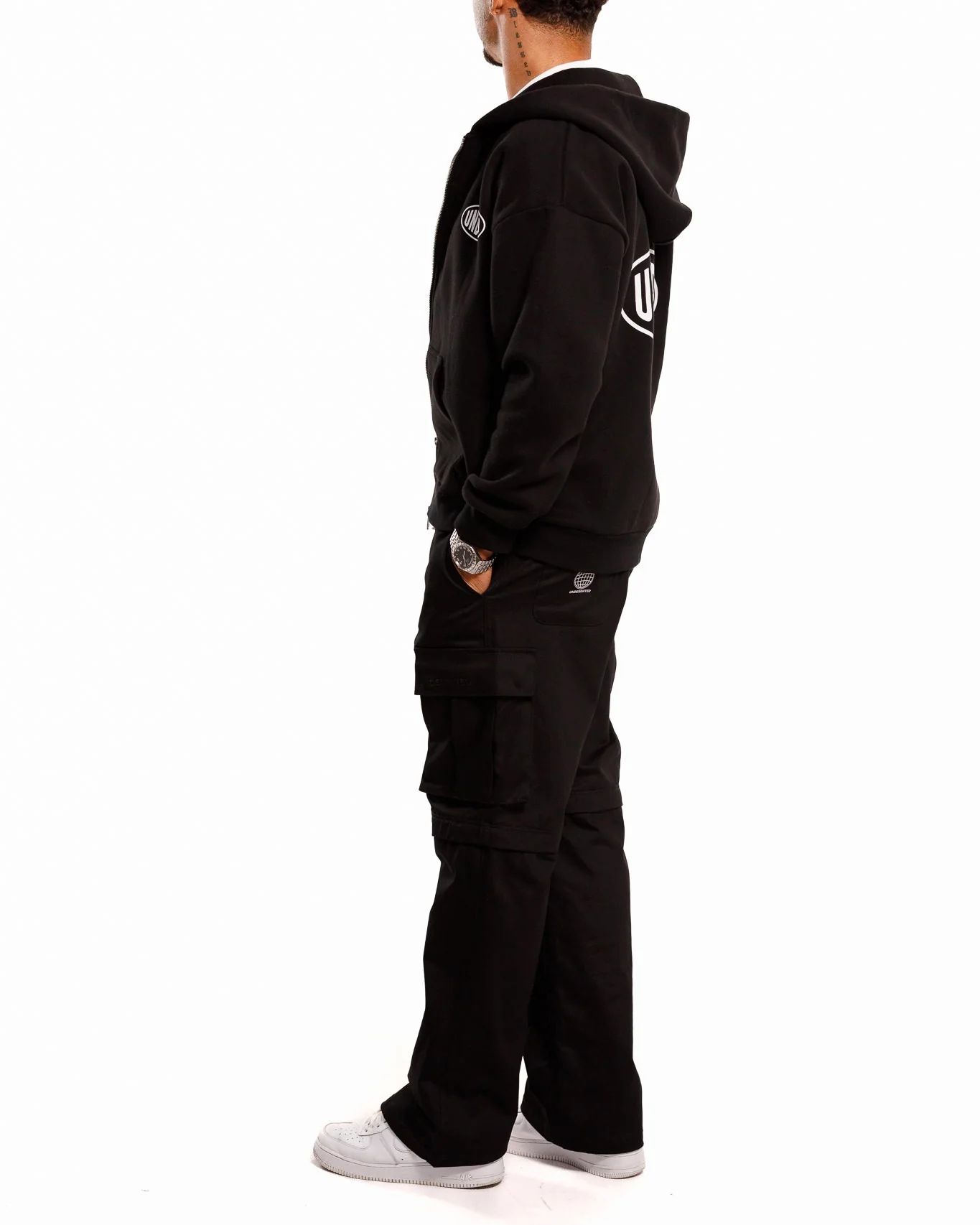 UNDERRATED Zip-Off Cargo Pant - Black - Image 3