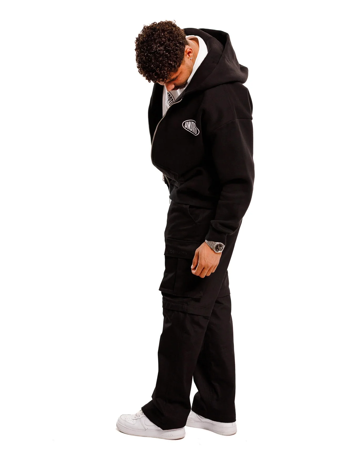 UNDERRATED Zip-Off Cargo Pant - Black - Image 4