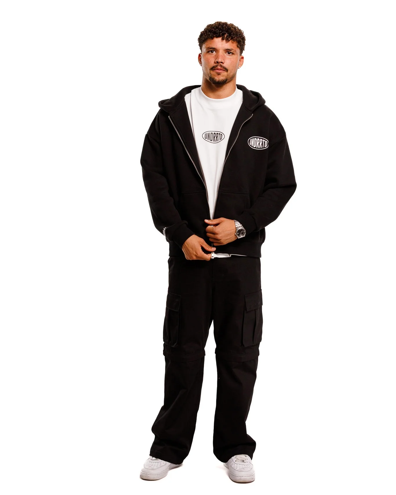 UNDERRATED Zip-Off Cargo Pant - Black - Image 5