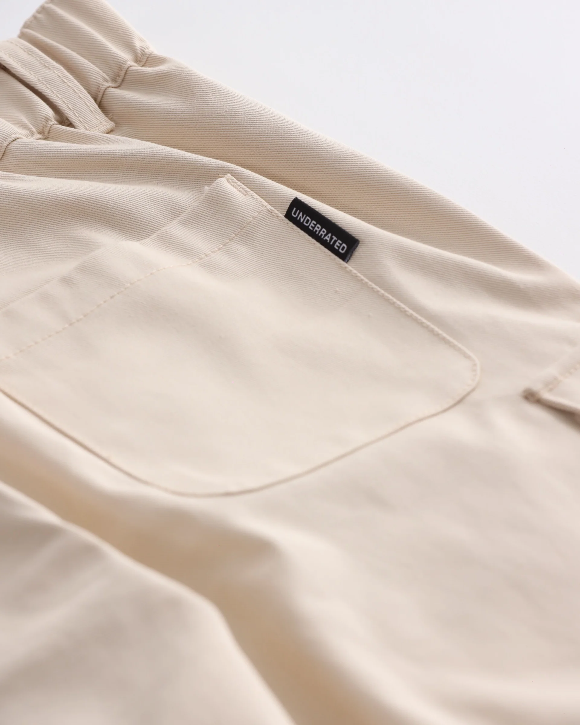 UNDERRATED Zip-Off Cargo Pant - Cream - Image 10