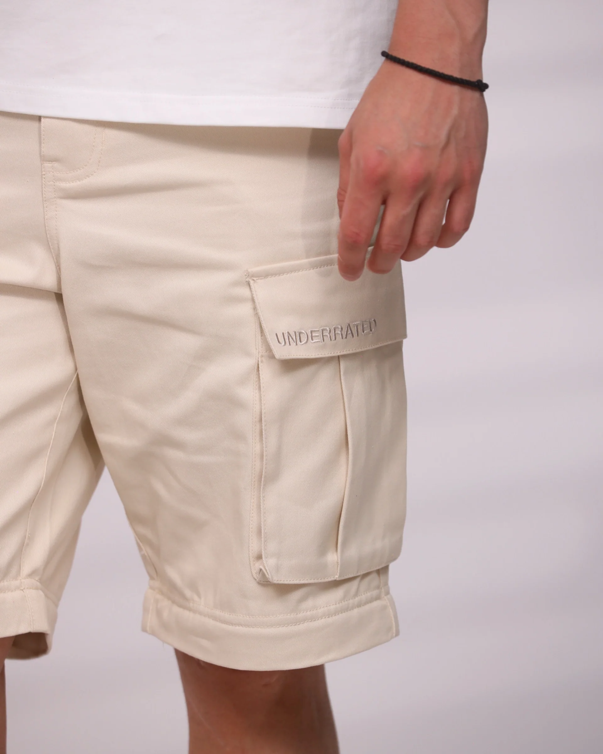 UNDERRATED Zip-Off Cargo Pant - Cream - Image 17