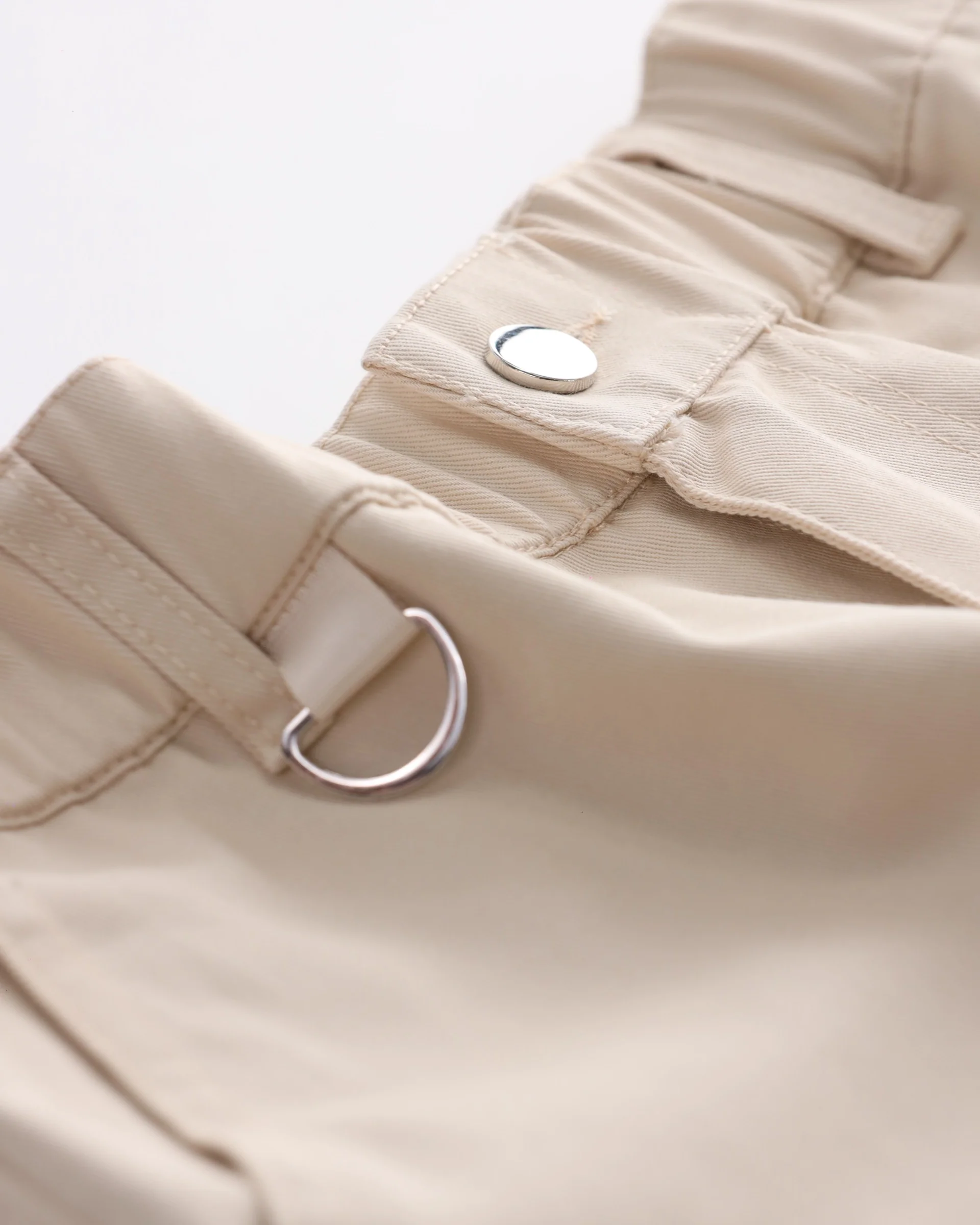 UNDERRATED Zip-Off Cargo Pant - Cream - Image 8