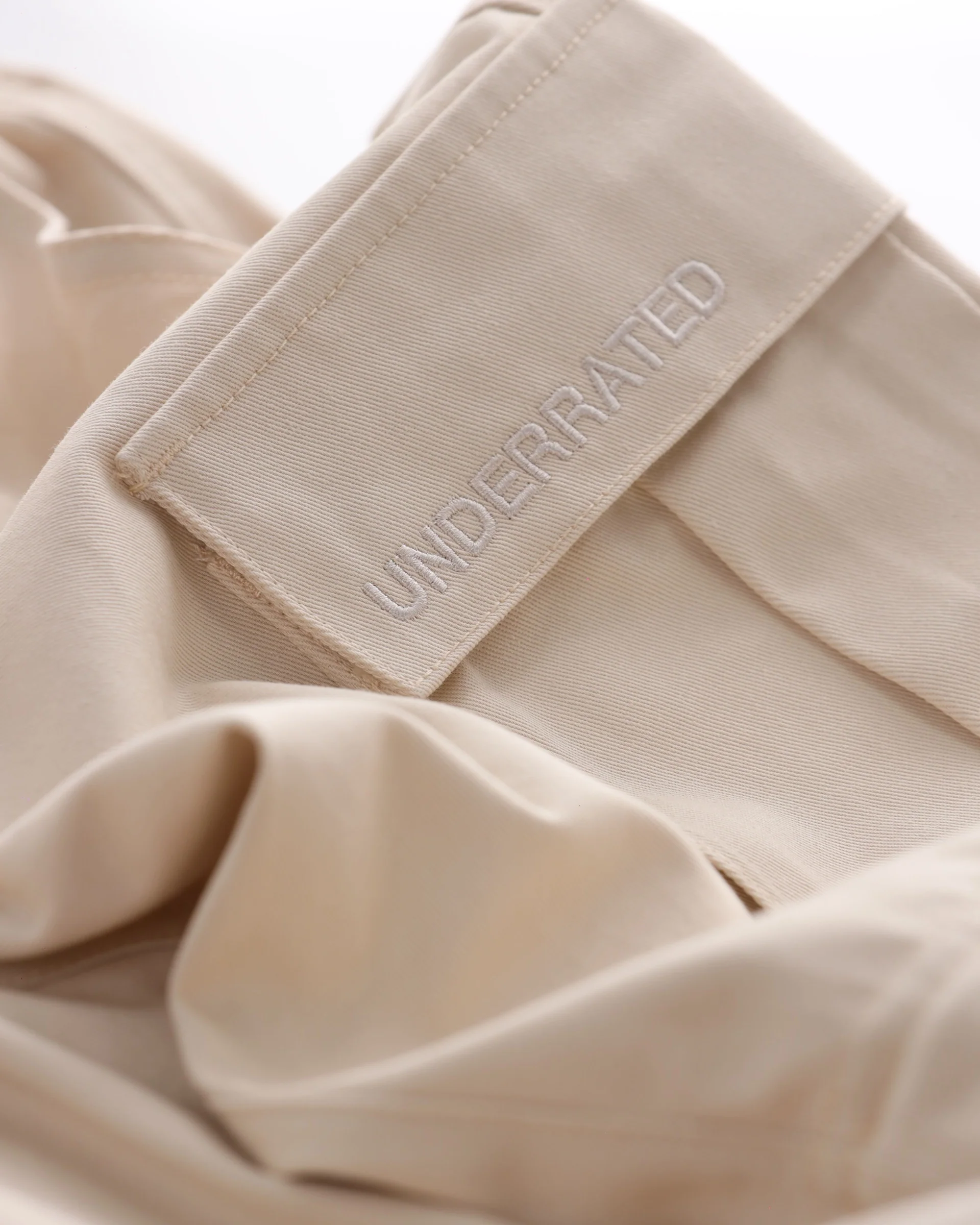 UNDERRATED Zip-Off Cargo Pant - Cream - Image 9